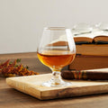 Juvale Cocktail Glasses - 13 Oz Clear Modern Short Stem, 4 Count, Lead-Free Crystal - Brandy Glasses & Cognac Balloon Snifters for Bourbon