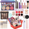 Makeup Kit for Teens for Women Full Kit Includes 20 Colors Eyeshadow Palette Foundation & Face Primer Makeup Sponge Eyebrow Soap Winged Eyeliner