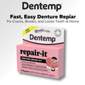 Dentemp Repair Kit - Repair-It Advanced Formula Denture Repair Kit - Denture Repair Kit Repairs Broken Dentures - Denture Repair to Mend Cracks &