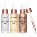 UCANBE 3 Pcs Body Glitter Highlighter Shimmer Drops, Dewy Glow Set Multi-Color Set