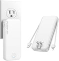 Portable Charger with Built in Cable and AC Wall Plug, USB C Power Bank 12000Mah 22.5W Super Fast Charging, Lightweight Portable Phone Charger