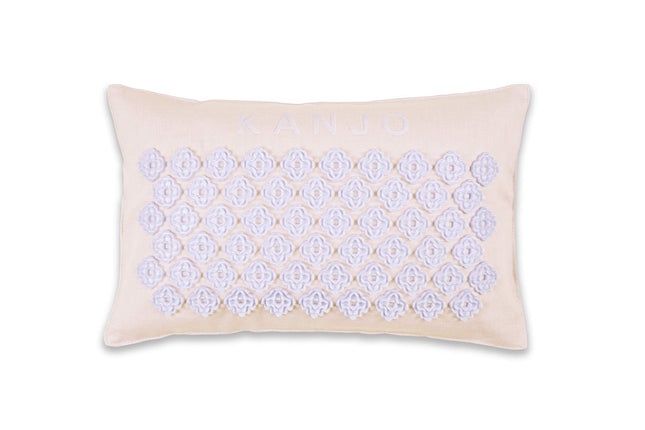 FSA HSA Eligible Kanjo Premium Unscented Acupressure Pillow - 100% Undyed Cotton