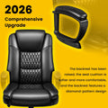 OFIKA Home Office Chair, 400LBS Big and Tall Computer Chair Heavy Duty Design, Ergonomic High Back Cushion Lumbar Back Support, Adjustable