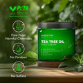 Majestic Pure Tea Tree Foot Cream with Tea Tree Oil - 8 Oz Tea Tree 8 Fl Oz (Pack of 1)