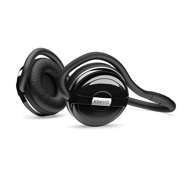 Kinivo BTH240 Bluetooth Headphones (Black, On-Ear, Wireless Music, Hands-Free Calling, Built-In Mic, Foldable, Travel Ba