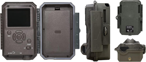 GardePro E5 Trail Camera (Non-Cellular, Non-WiFi), 48MP Photo & 1296P HD Video, 0.1s Trigger, 100ft No-Glow Night Vision, Motion Activated