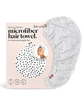Kitsch Microfiber Hair Towel Wrap for Women – Micro Dot Micro Dot 1 Count