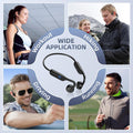 Bone Conduction Headphones Bluetooth 6.0 Open Ear Headphones Wireless Headphones with Mic 10H Playtime Sports Earphones, IPX6 Waterproof Headset