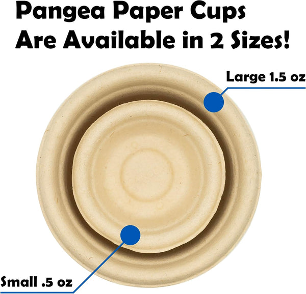 Pangea Small 0.5oz Paper Gecko Food & Water Cups, 100 ct.