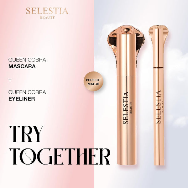 Black Liquid Eyeliner Pencil Queen Cobra Ã¢ÂÂ Long-Lasting & Waterproof Ã¢ÂÂ Quick-Drying, No Flaking Ã¢ÂÂ Thin Applicator & Intense Color