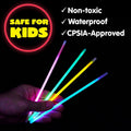 JOYIN 144 Pcs 8" Glow sticks Bulk Party Favors Pack, Neon Glow in the Dark Party Supplies, Light Up Necklaces and Bracelets with Connectors,