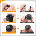 GOOACC 240PCS Bumper Retainer Clips Car Plastic Rivets Fasteners Push Retainer Kit 12 Popular Sizes Auto Push Pin Rivets Set -Door Trim Panel