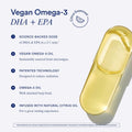 Ritual Omega 3 - Vegan - Science-Backed Dose of DHA & EPA Fatty Acids in 2:1 Ratio, Bioavailable, Brain and Heart Health Support, Minimal