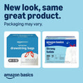 Amazon Basics Trash Bags, Tall Kitchen Drawstring, Unscented, 13 Gallon, 200 Count, Pack of 1, Packaging May Vary Unscented 200 Count (Pack of 1)