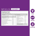 NEUROHACKER COLLECTIVE Qualia Night Sleep Aid | Non-Habit Forming | Science-Backed Supplement for Deep Refreshing Sleep | Melatonin-Free, Vegan,