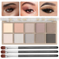 Sulily 10 Colors Eyeshadow Palette Matte Naked Eye Shadow Makeup,High Pigmented, Naturing-Looking, Ultra-Blendable,Long Lasting High Pigment Nude
