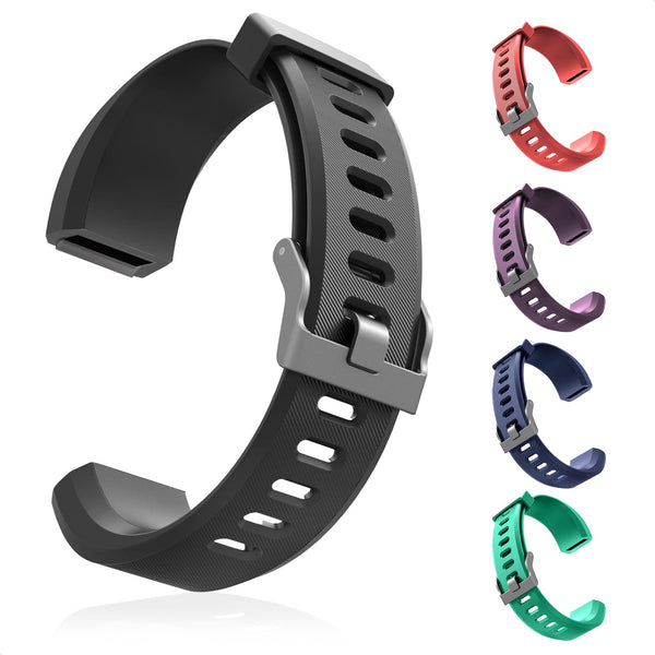 Reluen 2-Pack Bands Compatible only with ID115Plus HR - Wrist Band Fitness Watch Bands Replacement - Bands Smart Watch 5 Units in Different Colors