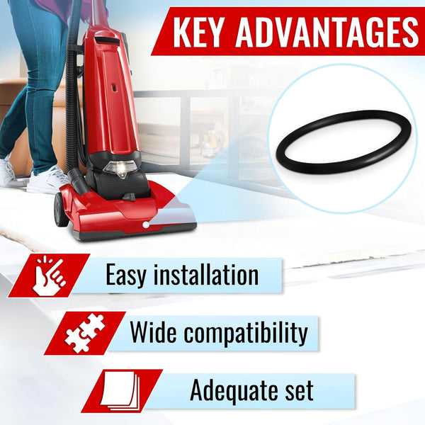 6Pcs Sanitaire Vacuum Belts - Sanitaire Vacuum Parts - Durable, Flexible, Easy Installation, Long Service Life - Compatible with SC679K, SC684,
