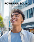 Soundcore P30I by Anker Noise Cancelling Earbuds, Strong and Smart Noise Cancelling, Powerful Bass, 45H Playtime, 2-In-1 Case and Phone Stand,