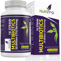 NutriZing Vegan Probiotics for Digestive Health - 30 Billion CFU & 16 strains - Bifidobacterium & Lactobacillus Probiotics for Men & Women -