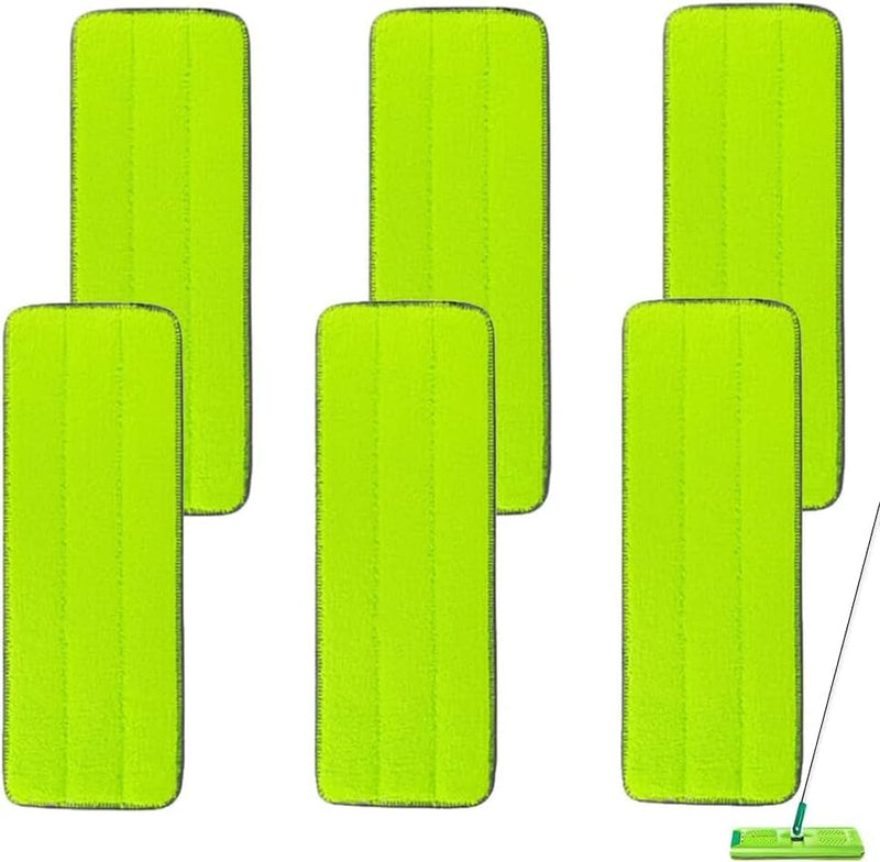 Replacement Microfiber Mop Pads for Libman Rinse 'N Wring Mop and Bucket System, Washable Reusable Wet & Dry Cleaning Refill Head for