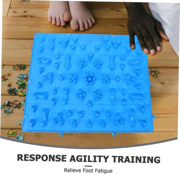 SUPVOX 5Pcs Foot Reflexology Training Mat Acupressure Pad for Foot Massage Toe Pressure Massager for Muscle Relaxation and Relief