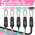 RENRANRING Resistance Bands for Working Out, 150LBS Exercise Bands, Workout Bands, Resistance Bands Set with Handles for Men Women, Legs Ankle