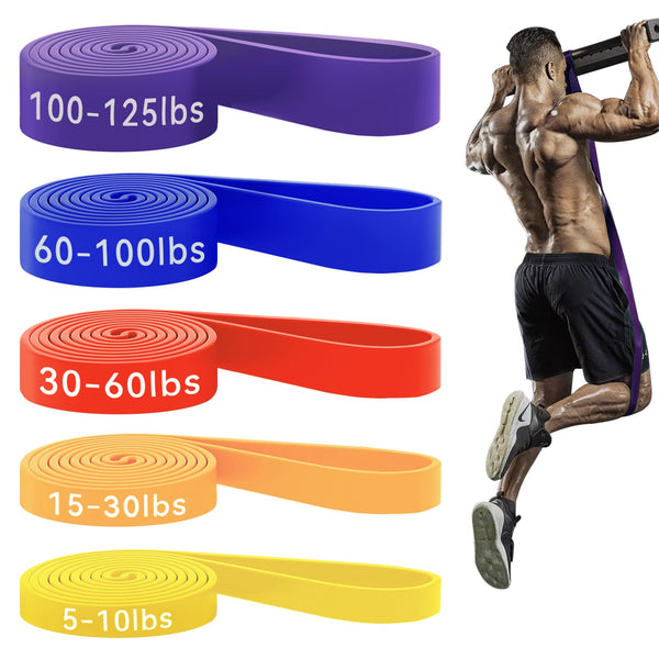 HAPBEAR Pull Up Assistance Bands - Pull Up Bands - Resistance Bands - Exercise Bands Resistance Bands Set - Workout Bands for Working Out,