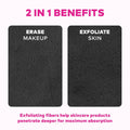 The Original Makeup Eraser Mini PRO 5-Pack, Erase All Makeup with Just Water, Including Waterproof Mascara, Eyeliner, Foundation, Lipstick,