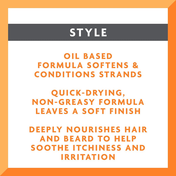Cantu for Men Hair & Beard Oil, 3.4 Fl Oz