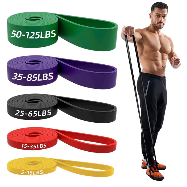 Resistance Bands,Long Exercise Bands for Men & Women Home Gym - Premium Training