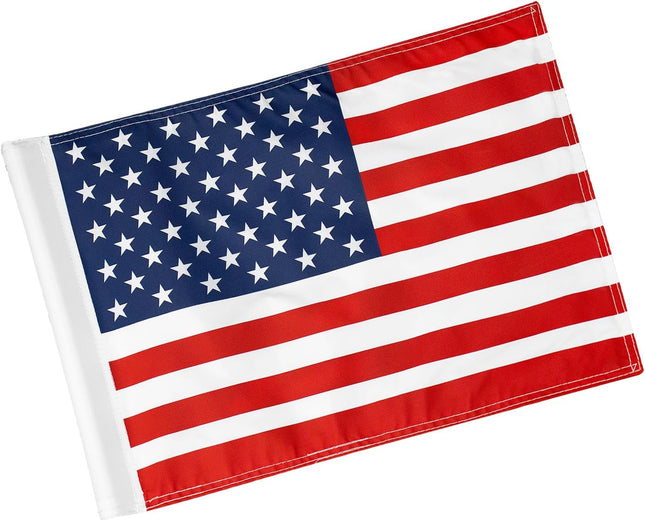 KINGTOP USA Golf Flag 20X14 Inch - Tube Inserted, Dual-Layer 420D Nylon, Double