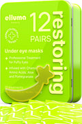 Under Eye Patches 12 Pairs of Themed Hydrogel Eye Gel Pads - for Puffy Eyes and Dark Circles, under Eye Bags, Wrinkles - Restoring Set with Chamomile