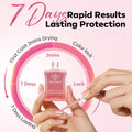 Modelones Nail Strengthener and Growth, Pink Purple Nail Polish Repair A A1 Pink Purple