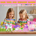 Unicorn Terrarium Kit for Kids, Unicorn Toys for Girls Age 4-6, Arts and Crafts Birthday Gift for Kids Ages 4 5 6 7 8 9 10 Year Old, Unicorn