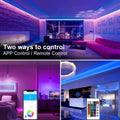 DAYBETTER LED Strip Lights 130ft Lights Strip for Bedroom, Desk, Indoor Room Bedroom Birthday Gifts RGB Decor with Remote and 24V Power Supply