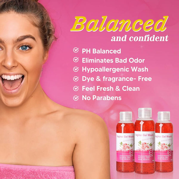 Feminine Wash & Yoni Oil & Yoni Soap Set for Women, Yoni Wash for Vaginal Remove Odor, Natural Feminine Care Soap for pH Balance, 1 Fl.Oz Feminine