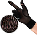 IPENNY Women Summer UPF 50+ UV Sun Protection Gloves 2 Fingers Flip Mesh Cooling Breathable Touchscreen Anti Slip Mittens Black