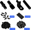 104Pcs Shelf Pins Pegs Kit,4 Styles Shelf Support Pegs,Bookshelf Pegs for Shelves,Cabinet Shelf Bracket Pegs Shelf Holders Pins for Kitchen