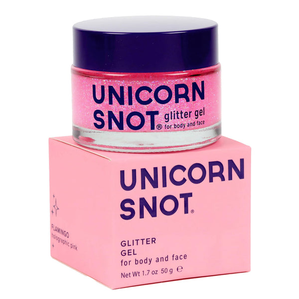 Unicorn Snot Face & Body Glitter - Cosmetic-Grade Holographic Glitter Gel - Makeup for Festivals, Raves, Anime Cosplay - Safe for Face, Easy
