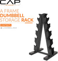 CAP A-Frame Dumbbell Weight Rack holds 5-25lb