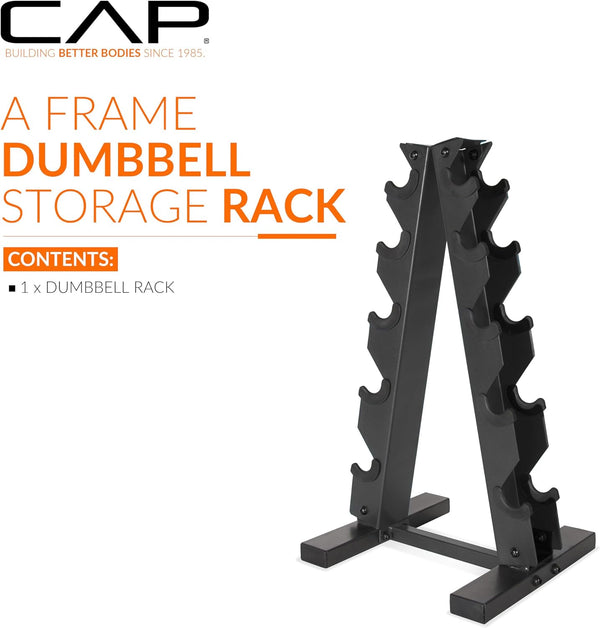 CAP A-Frame Dumbbell Weight Rack holds 5-25lb