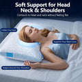 QUTOOL Enhanced Cooling Pillows for Sleeping, Shredded Memory Foam Pillows 2 Pack, Bed Pillows Queen Size Set of 2, Support yet Soft Pillow for