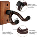 SNIGJAT Guitar Wall Mount 2 Pack, Wood Guitar Hanger Wall Hook with Screws | Guitar Wall Hook Stand, Guitar Holder Wall Mount Hanger for Acoustic
