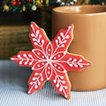 Christmas Cookie Cutters Set of 5 Pieces, Snowflake Shaped Cookie Cutters Set for Christmas and Winter Holiday, Stainless Steel Winter Snowflake