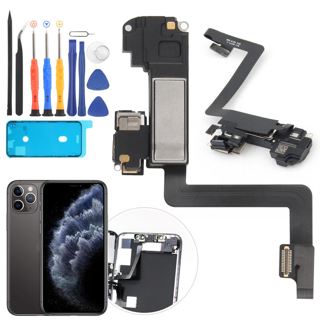 Earpiece Speaker for Iphone 11 Pro Ear Speaker Replacement for Iphone 11 Pro Speaker Replacement Light Proximity Sensor 