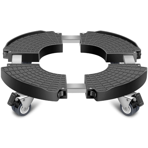 sanyi Plant Caddy with Wheels Heavy Duty, 15-21" Adjustable Plant Stand 1 Black