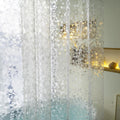 Shower Curtain Liner 75inches Long, EVA Waterproof Weighted Heavy Duty Bathroom Shower Liner with 3 Strong Magnets and 12 Rust Proof Grommets,