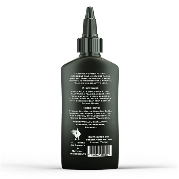 Bossman Jelly Beard Oil for Men (4 Oz, Magic Scent) Ã¢ÂÂ Softens, Moisturizes & Conditions with Natural Ingredients