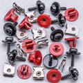 Rexka 10 Sets T30 Engine Splash Shield Guard Undertray Cover Screws Bolt Nut Clip Kit Compatible with Ford Focus Fusion Escape Explorer C-Max